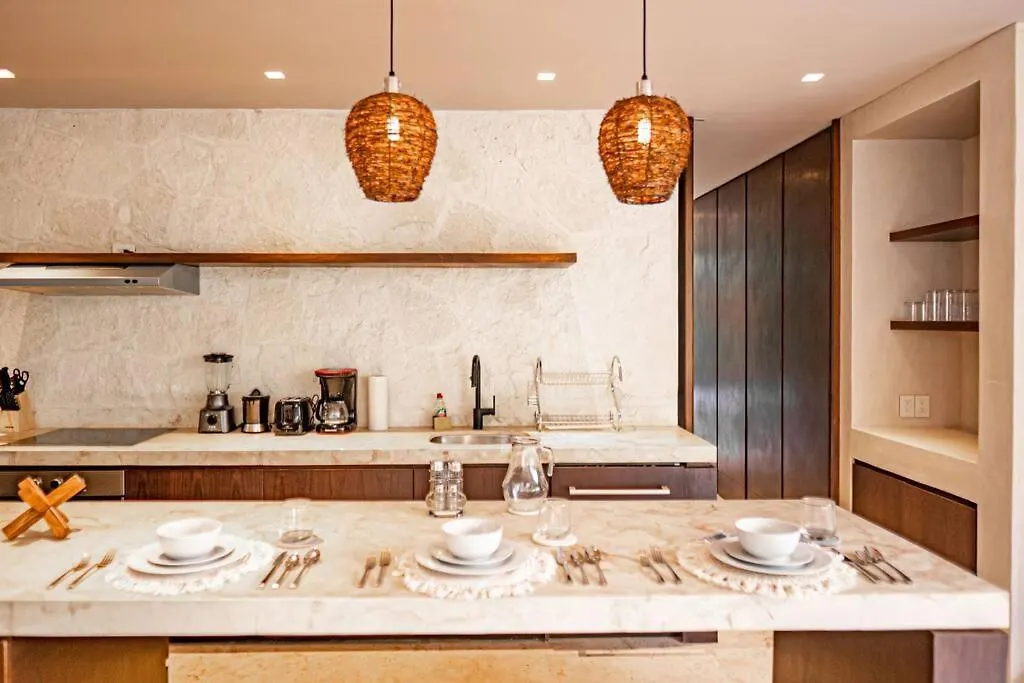 شقة Essentia Luxury Jungle 2Br With Private Pool تولوم 0*,